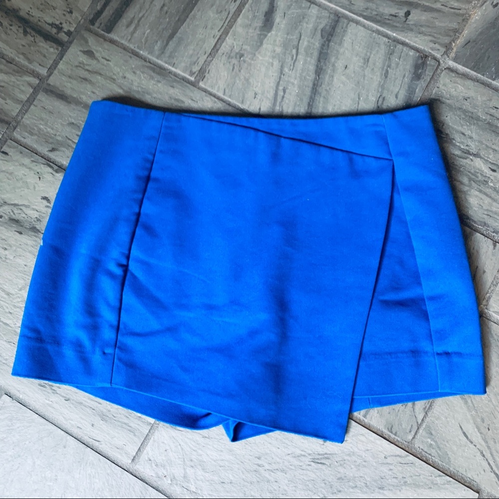 Express Royal Blue Envelope Skirt Size 2